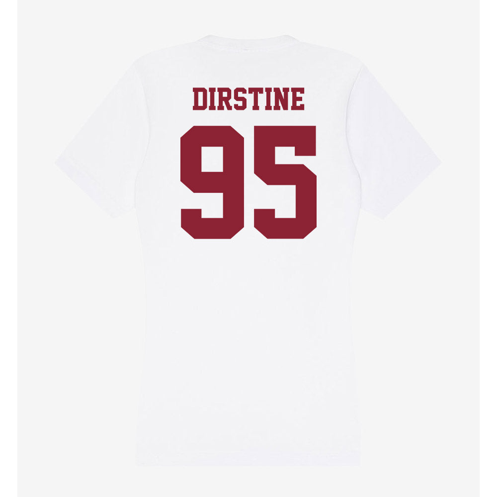 UMass - NCAA Football : Hollis Dirstine - Women's V-Neck T-Shirt-1