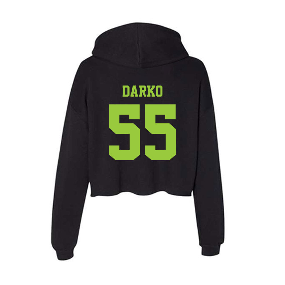 USF - NCAA Women's Lacrosse : Hailey Darko - Women's Crop Fleece Hoodie-1
