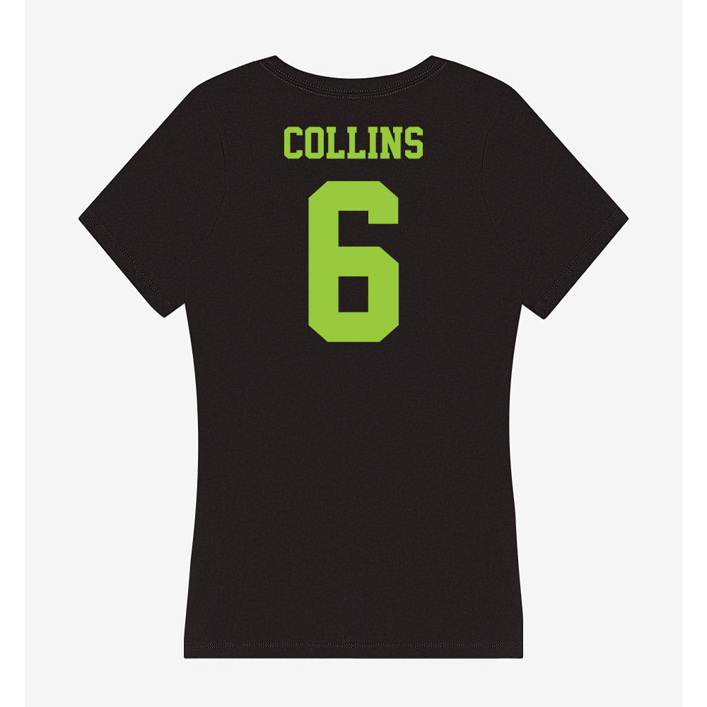 USF - NCAA Men's Basketball : Daimion Collins - Women's V-Neck T-Shirt-1