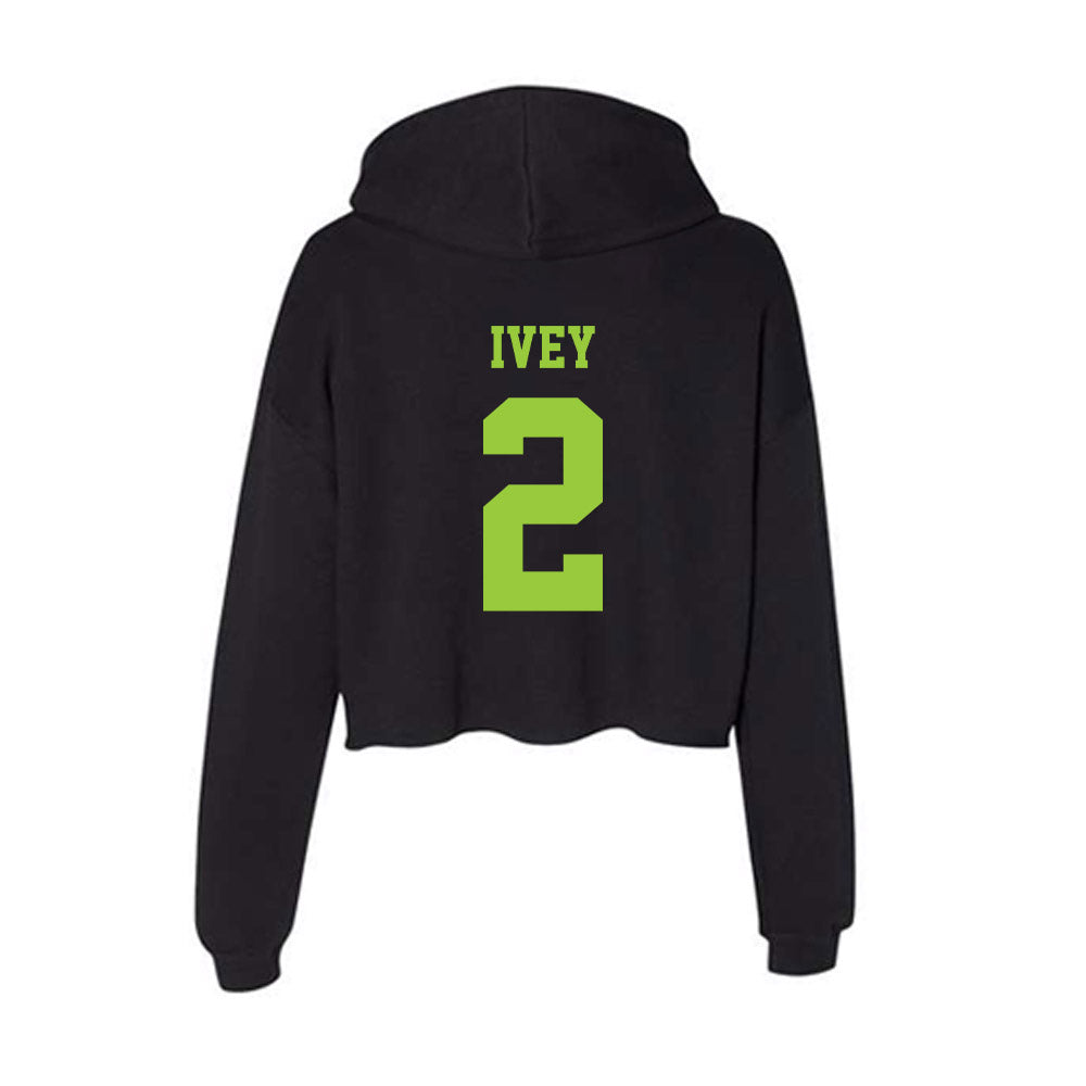 USF - NCAA Women's Volleyball : Laila Ivey - Women's Crop Fleece Hoodie-1
