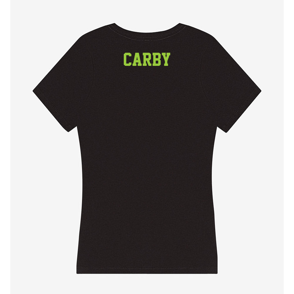 USF - NCAA Men's Track & Field : Kahiem Carby - Women's V-Neck T-Shirt-1