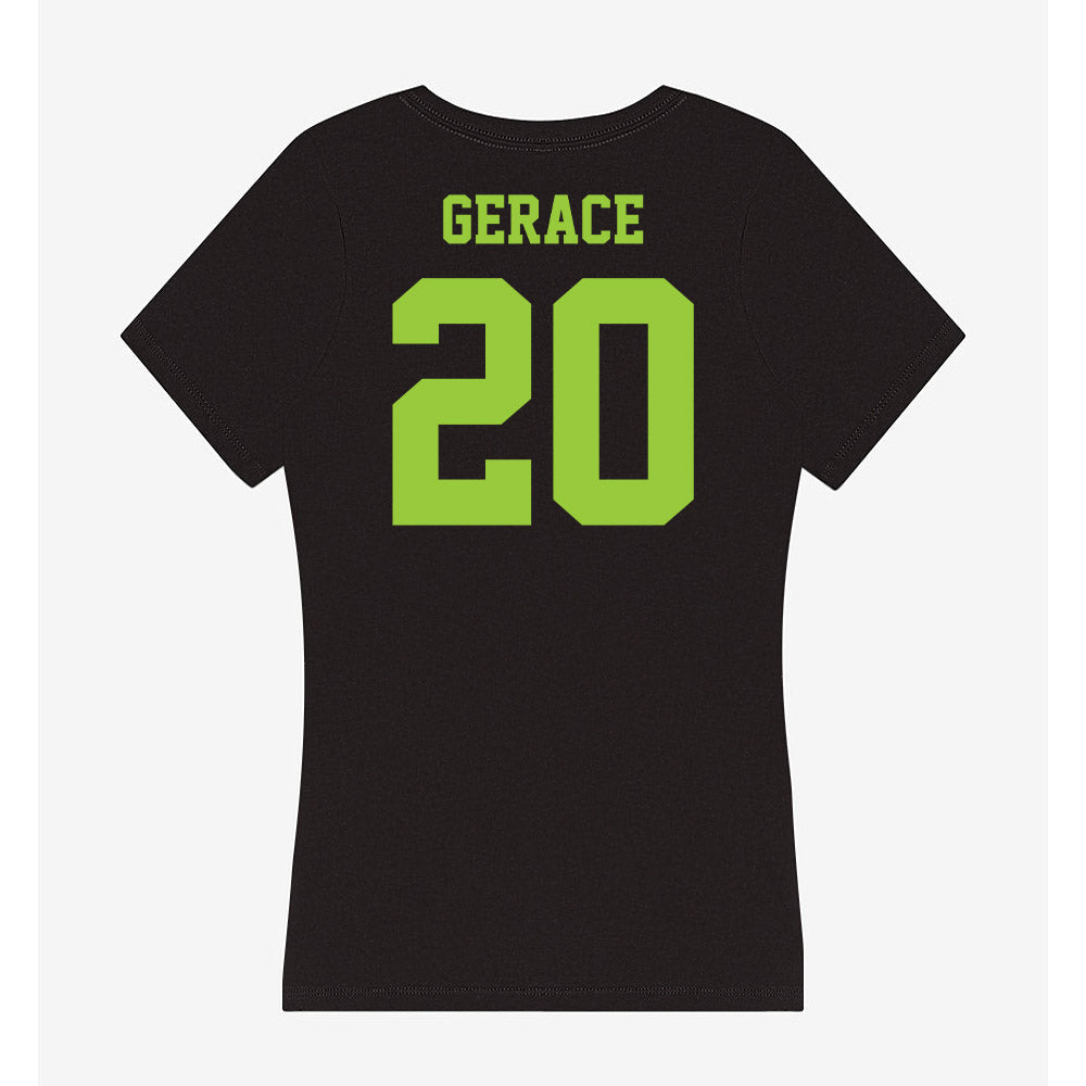 USF - NCAA Women's Lacrosse : Bella Gerace - Women's V-Neck T-Shirt-1