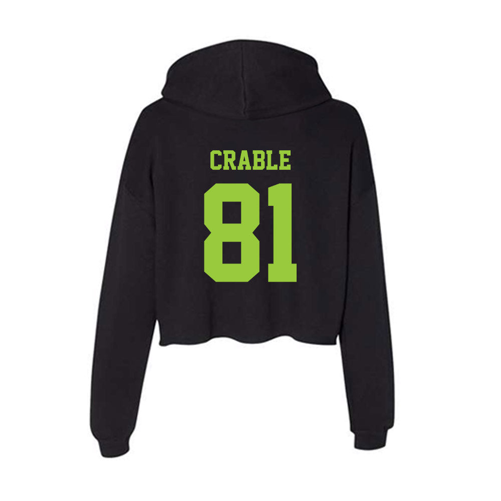 USF - NCAA Football : Tayte Crable - Classic Shersey Women's Crop Fleece Hoodie-1