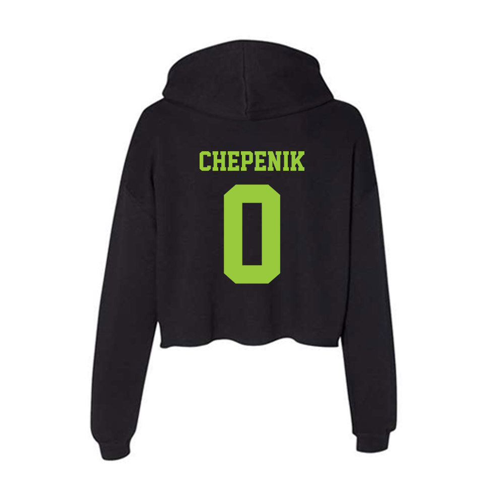 USF - NCAA Women's Lacrosse : Sofia Chepenik - Women's Crop Fleece Hoodie-1