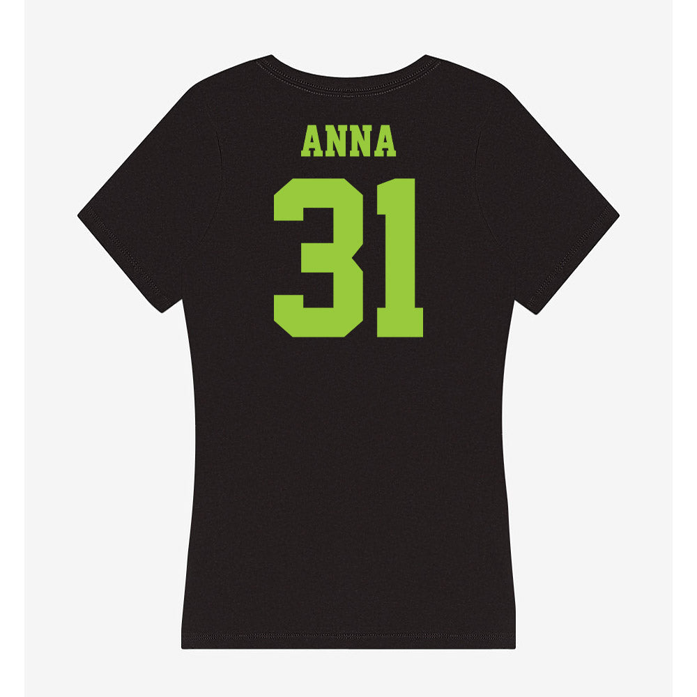 USF - NCAA Baseball : Nakni Anna - Women's V-Neck T-Shirt-1