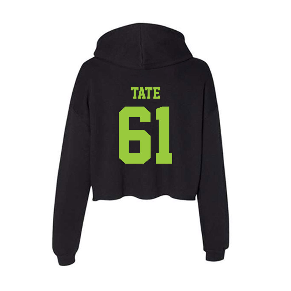 USF - NCAA Football : Julius Tate - Classic Shersey Women's Crop Fleece Hooded Sweatshirt-1