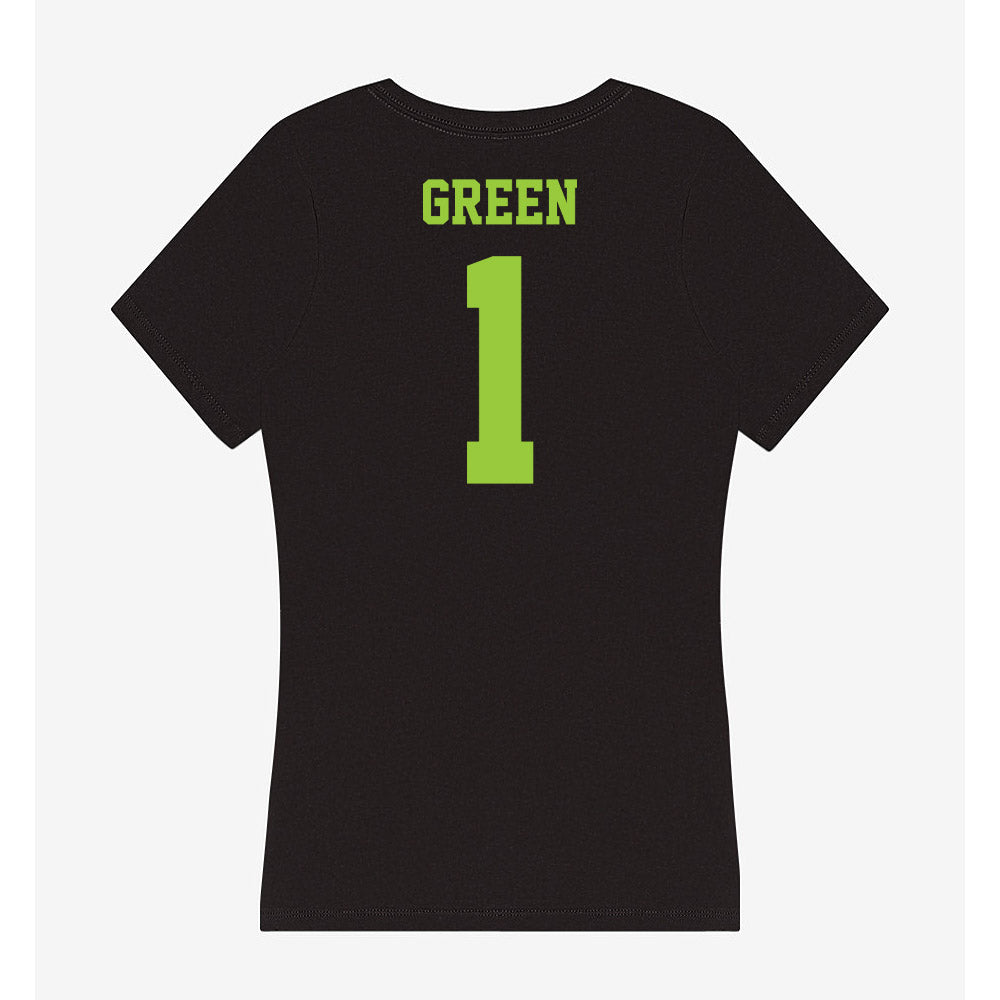 USF - NCAA Men's Basketball : DeAnte Green - Women's V-Neck T-Shirt-1