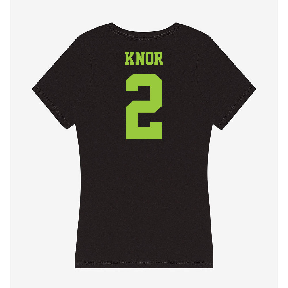 USF - NCAA Women's Lacrosse : Ansley Knor - Women's V-Neck T-Shirt-1