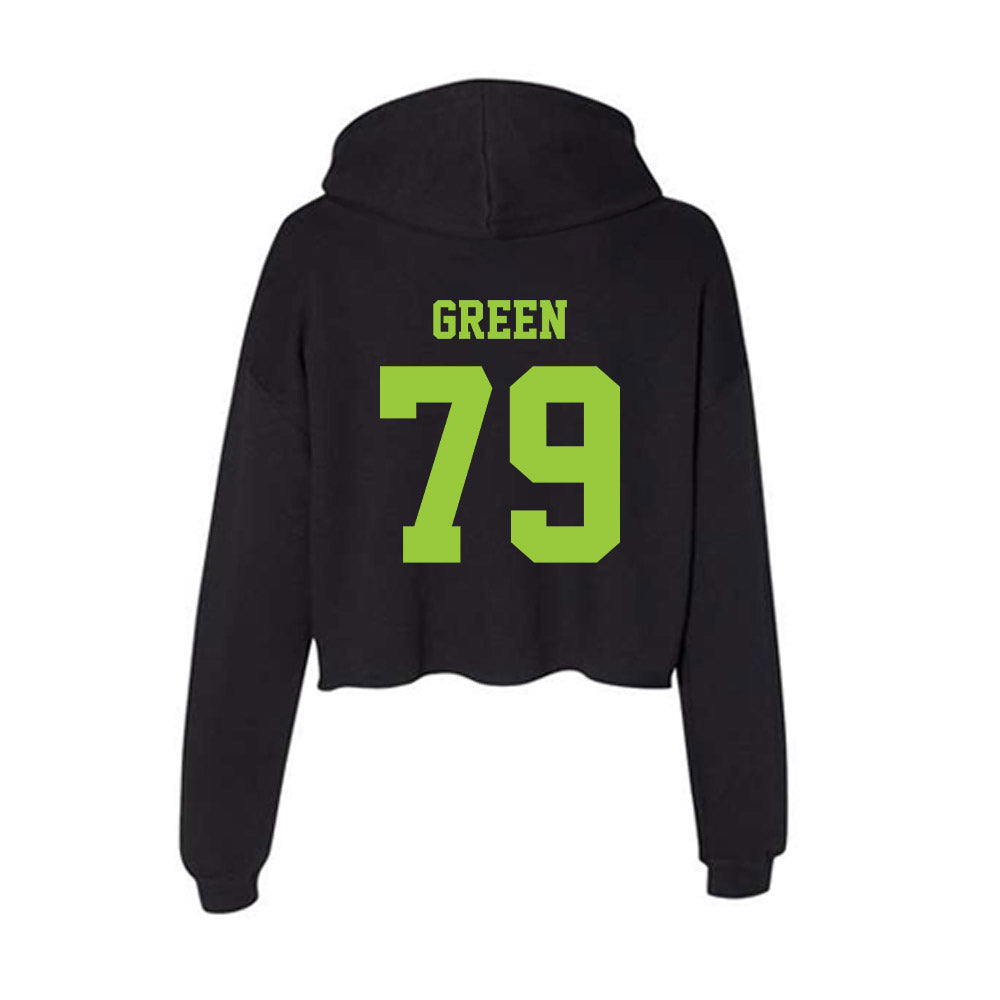 USF - NCAA Football : Ethan Green - Women's Crop Fleece Hoodie-1