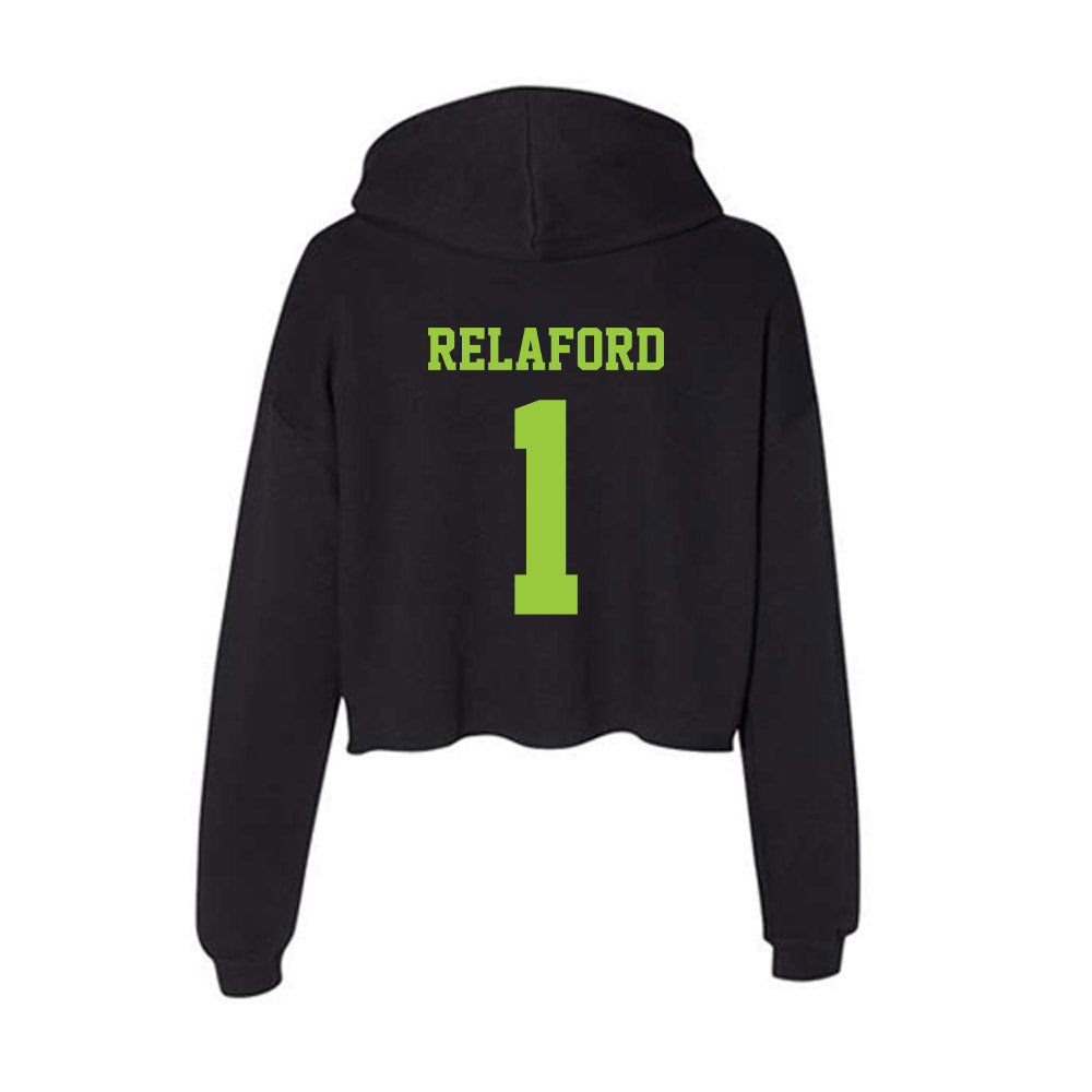 USF - NCAA Baseball : Jevin Relaford - Women's Crop Fleece Hoodie-1