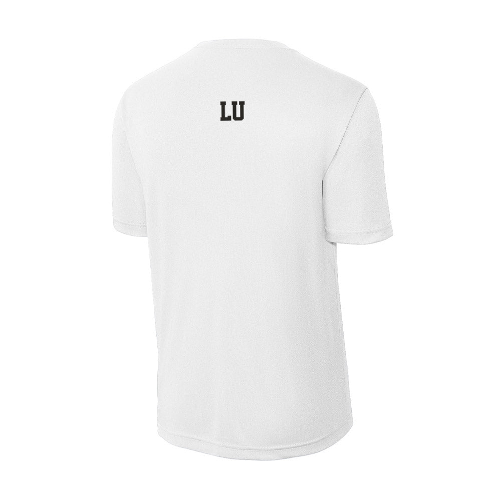 Marshall - NCAA Women's Swimming & Diving : Esther Lu - Classic Shersey Activewear T-Shirt-1