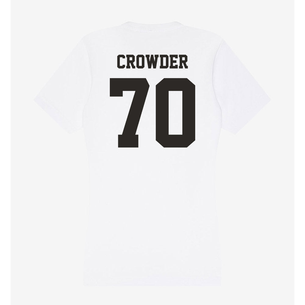Marshall - NCAA Football : Naquan Crowder - Classic Shersey Women's V-Neck T-Shirt-1