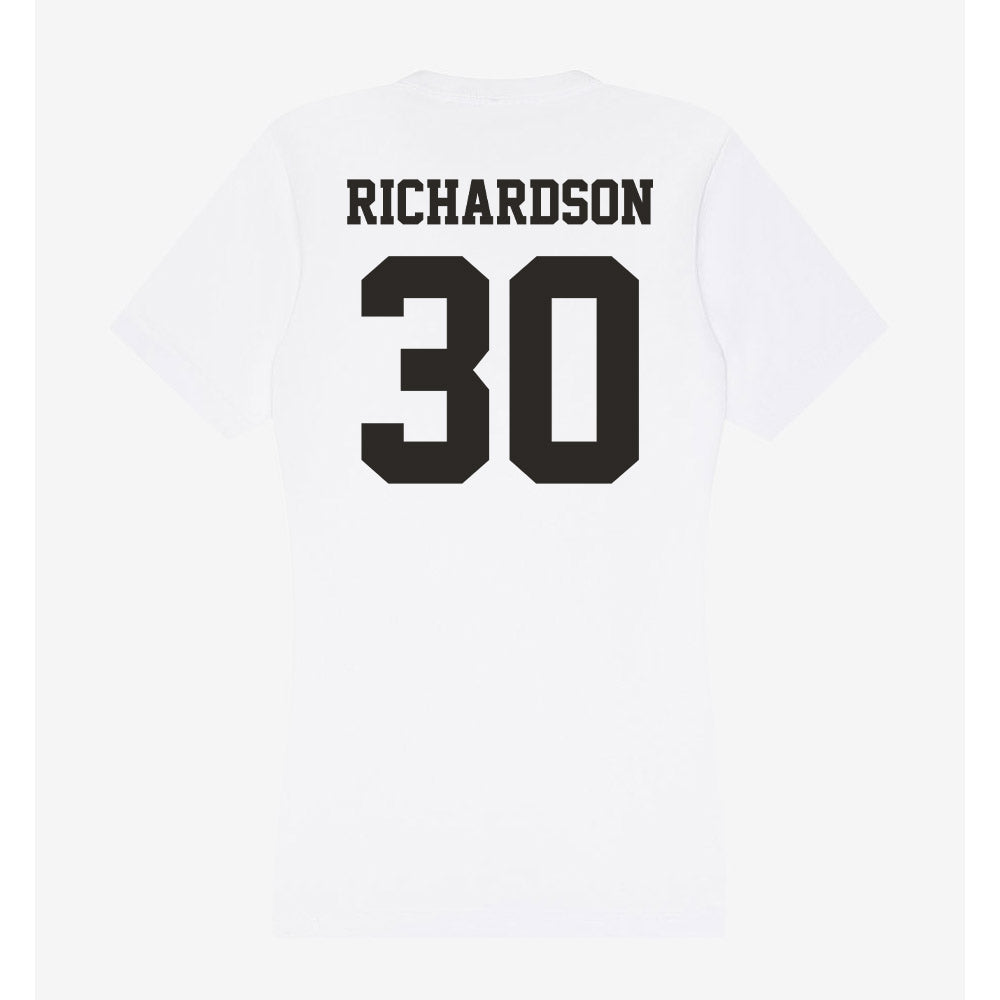 Marshall - NCAA Baseball : Hunter Richardson - Classic Shersey Women's V-Neck T-Shirt-1