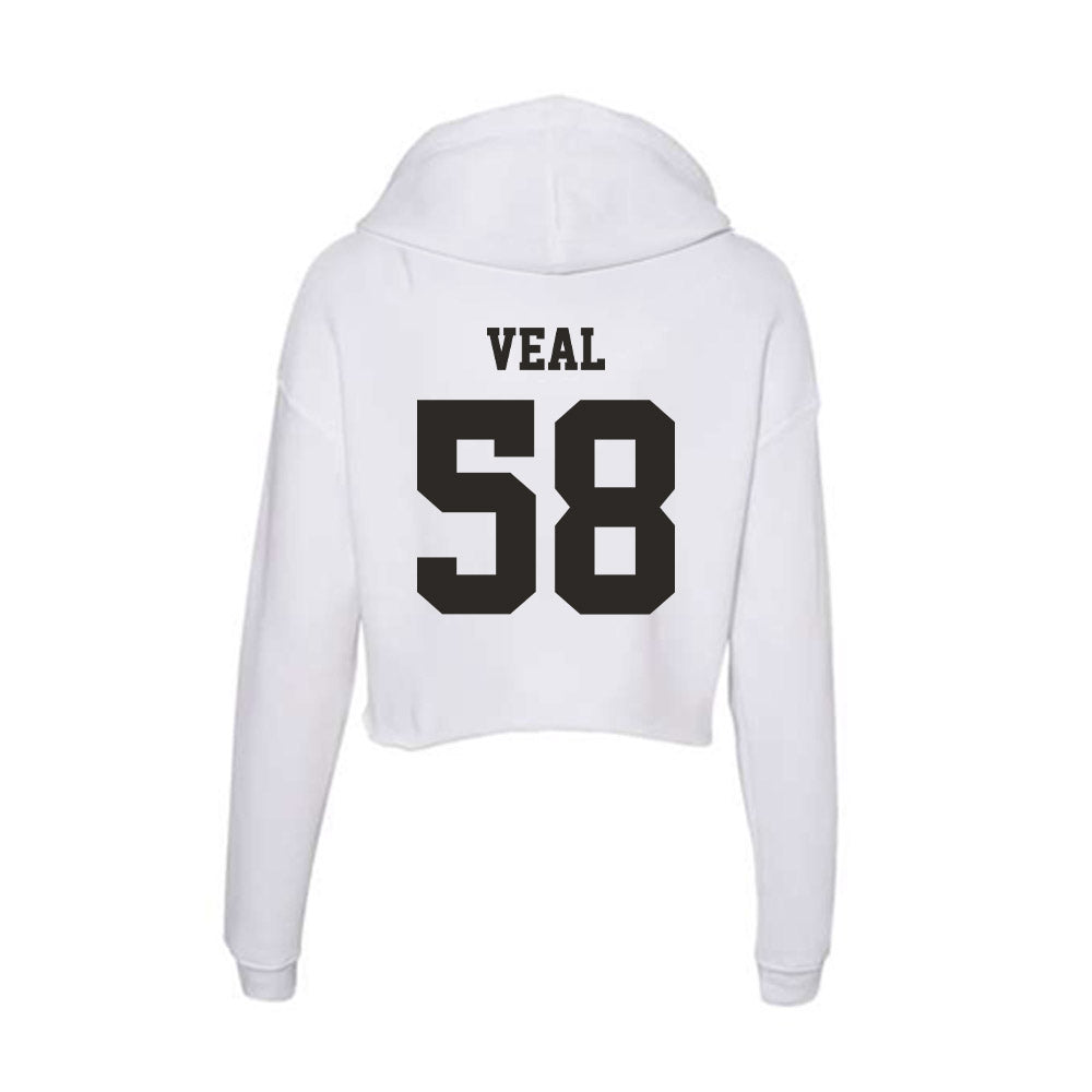 Marshall - NCAA Softball : Maddie Veal - Classic Shersey Women's Crop Fleece Hoodie-1