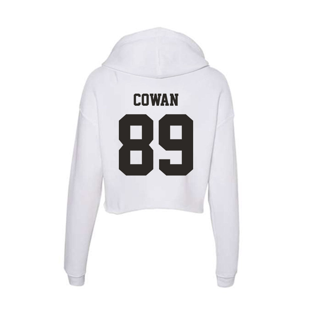 Marshall - NCAA Football : Atley Cowan - Women's Crop Fleece Hoodie-1