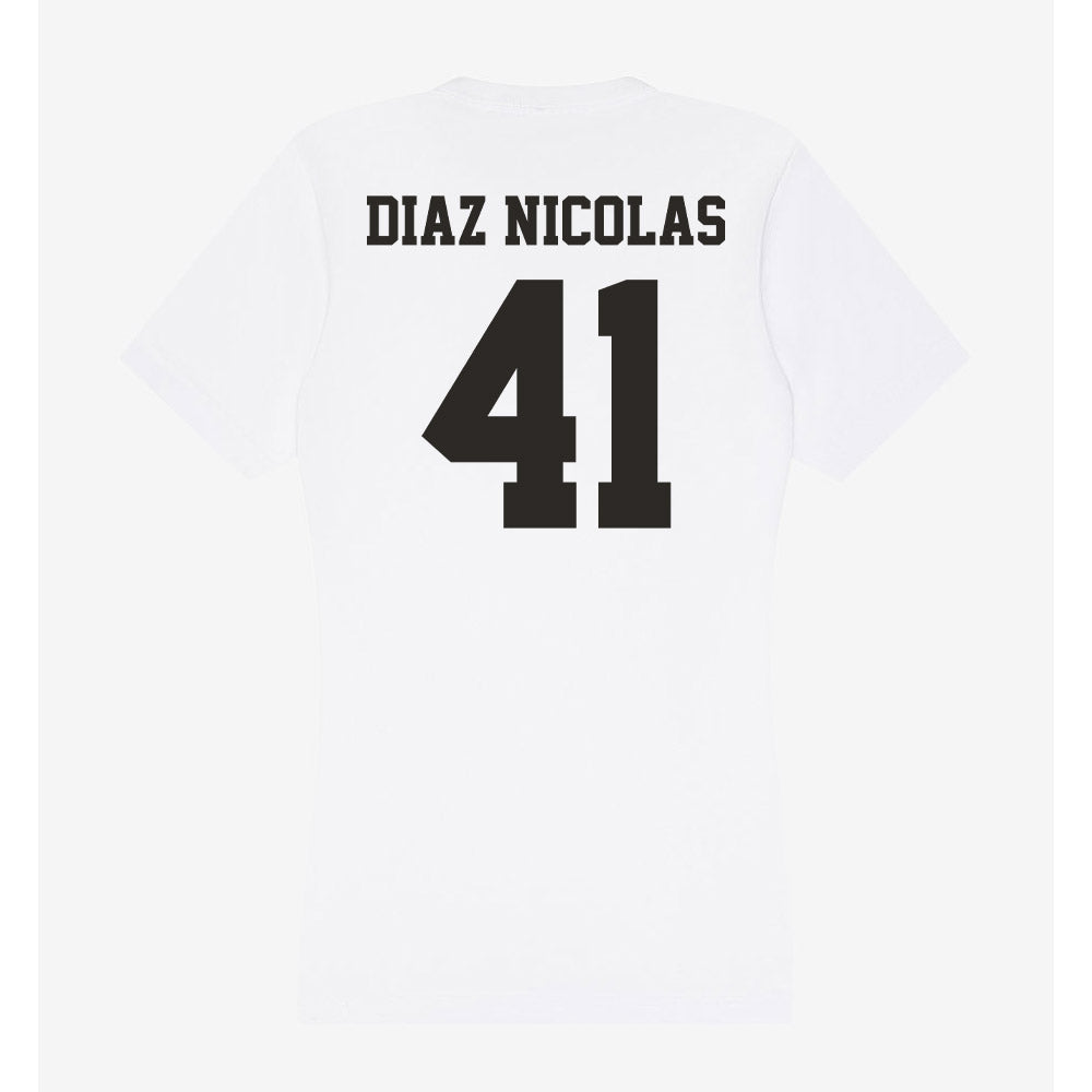 Marshall - NCAA Football : Jorge Diaz Nicolas - Classic Shersey Women's V-Neck T-Shirt-1