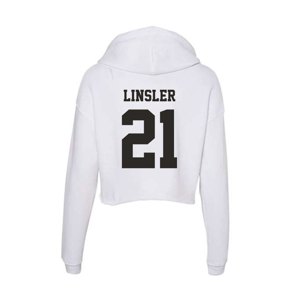 Marshall - NCAA Women's Soccer : Anna Linsler - Classic Shersey Women's Crop Fleece Hoodie-1