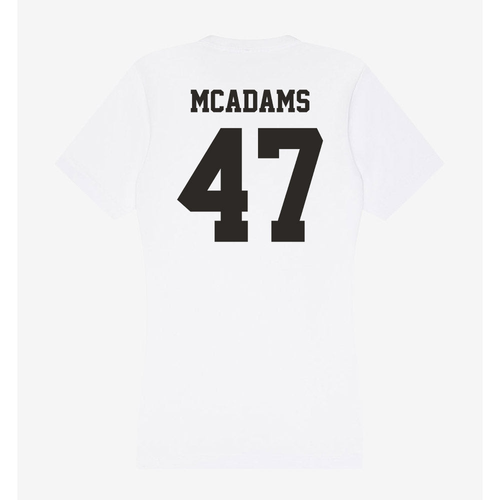 Marshall - NCAA Football : EahJay McAdams - Classic Shersey Women's V-Neck T-Shirt-1