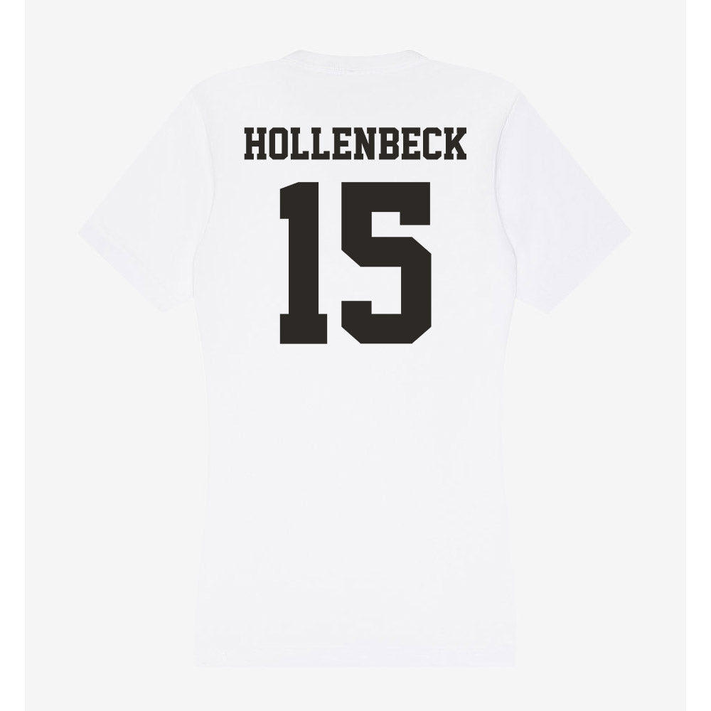 Marshall - NCAA Men's Basketball : Caleb Hollenbeck - Classic Shersey Women's V-Neck T-Shirt-1