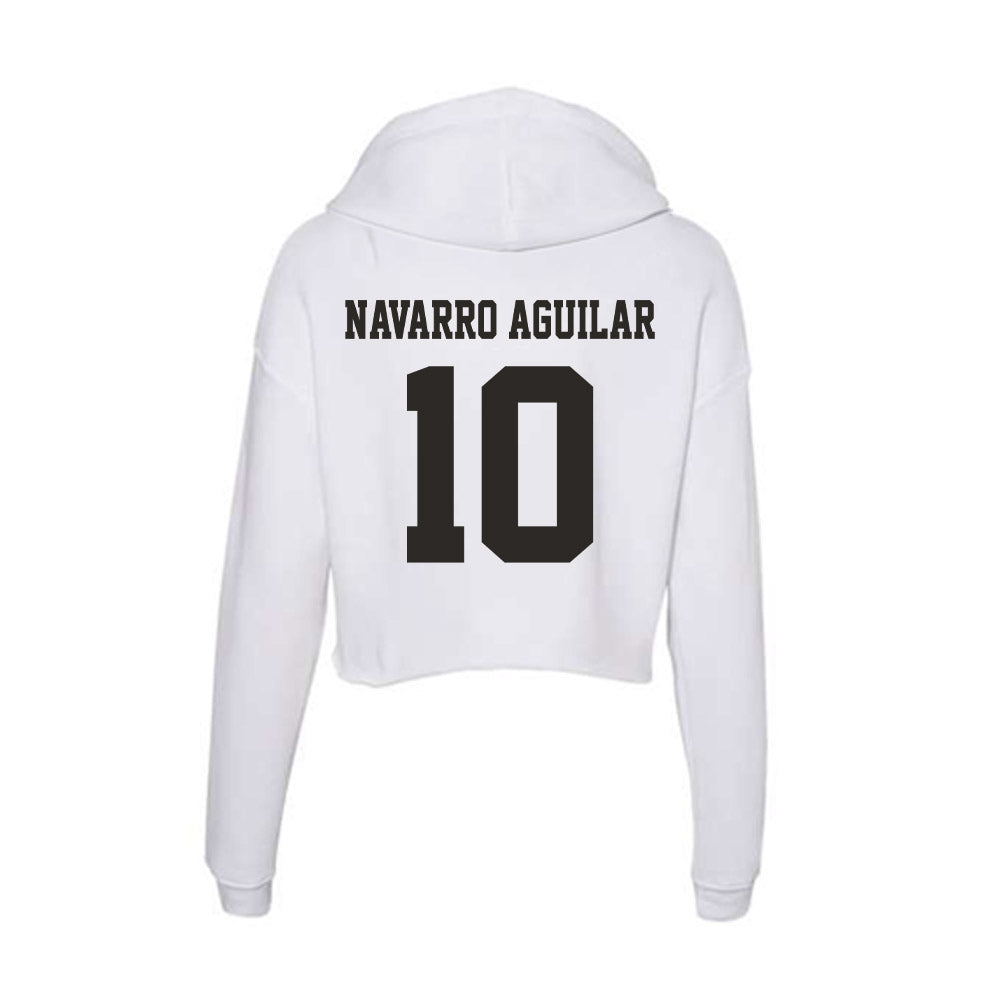 Marshall - NCAA Women's Soccer : Nicole Navarro Aguilar - Classic Shersey Women's Crop Fleece Hoodie-1