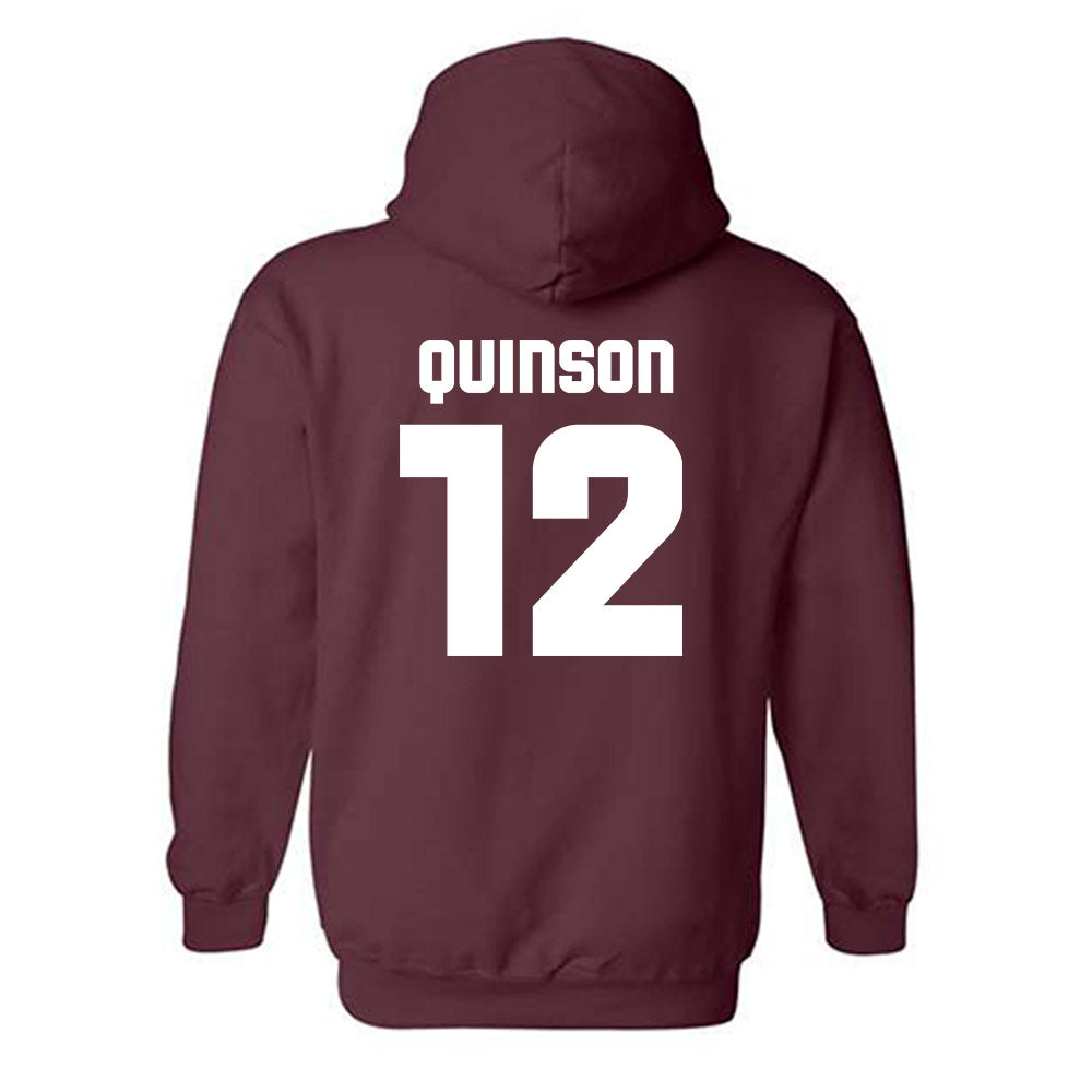 Colgate - NCAA Men's Lacrosse : Casey Quinson - Hooded Sweatshirt-1