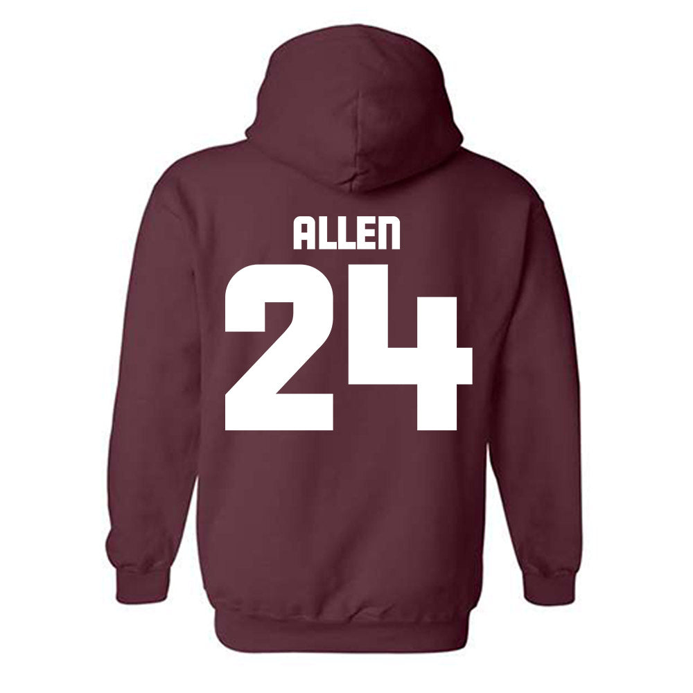Colgate - NCAA Men's Lacrosse : Andrew Allen - Classic Shersey Hooded Sweatshirt-1