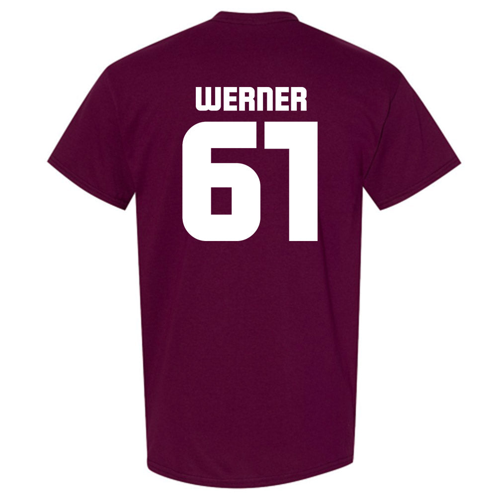 Colgate - NCAA Football : Dominic Werner - Classic Shersey T-Shirt-1