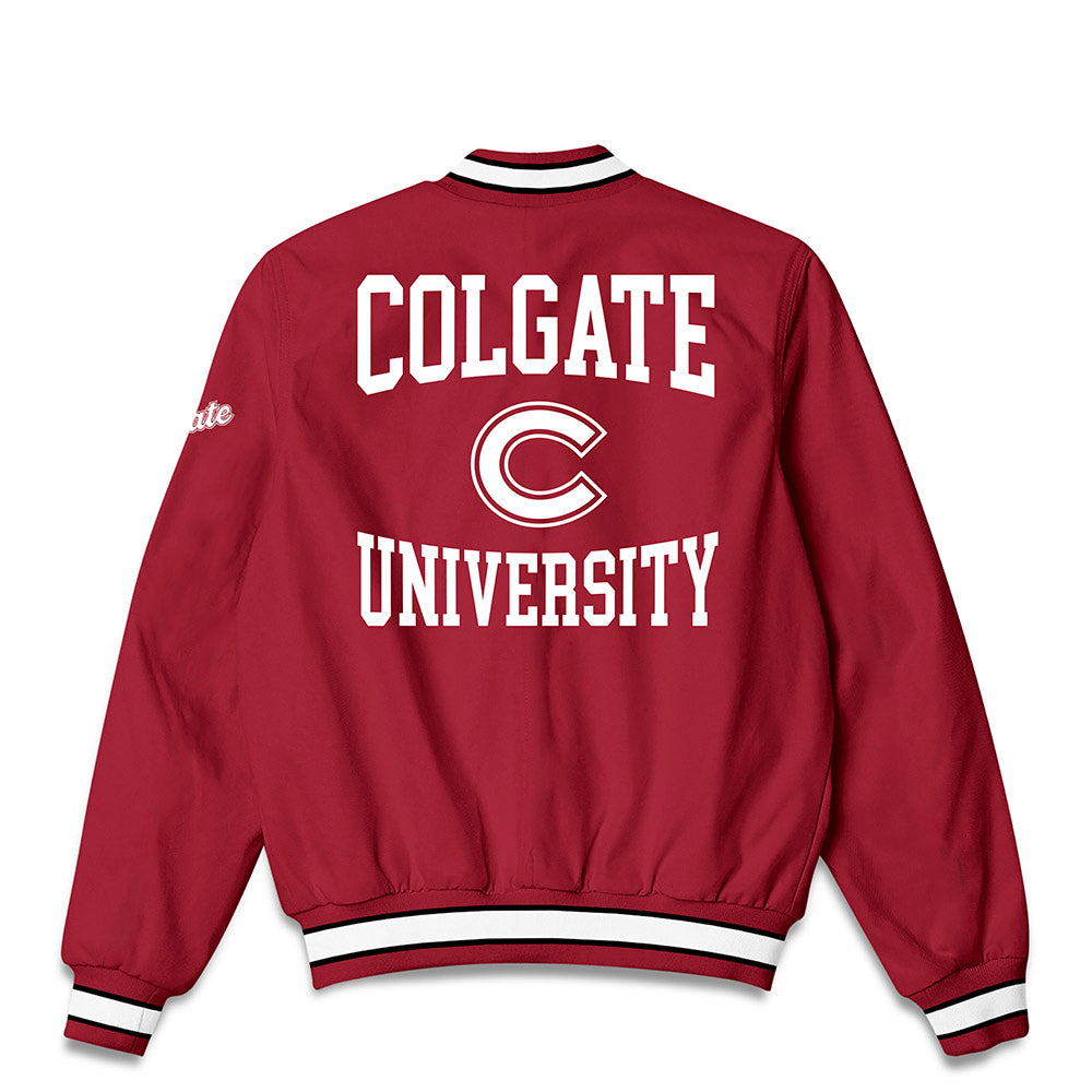 Colgate - NCAA Football : Payton Hawkins - Bomber Jacket-1