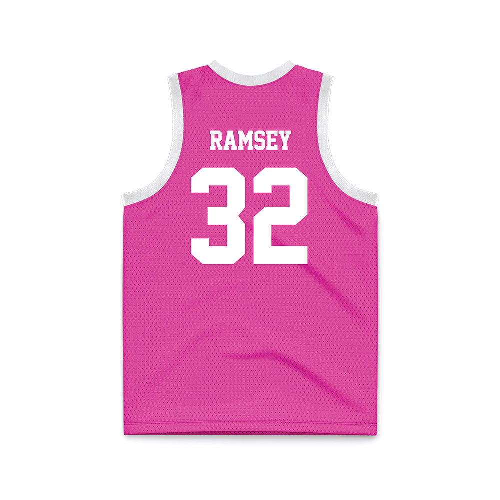 Alabama - NCAA Women's Basketball : Alancia Ramsey - Pink Basketball Jersey-1