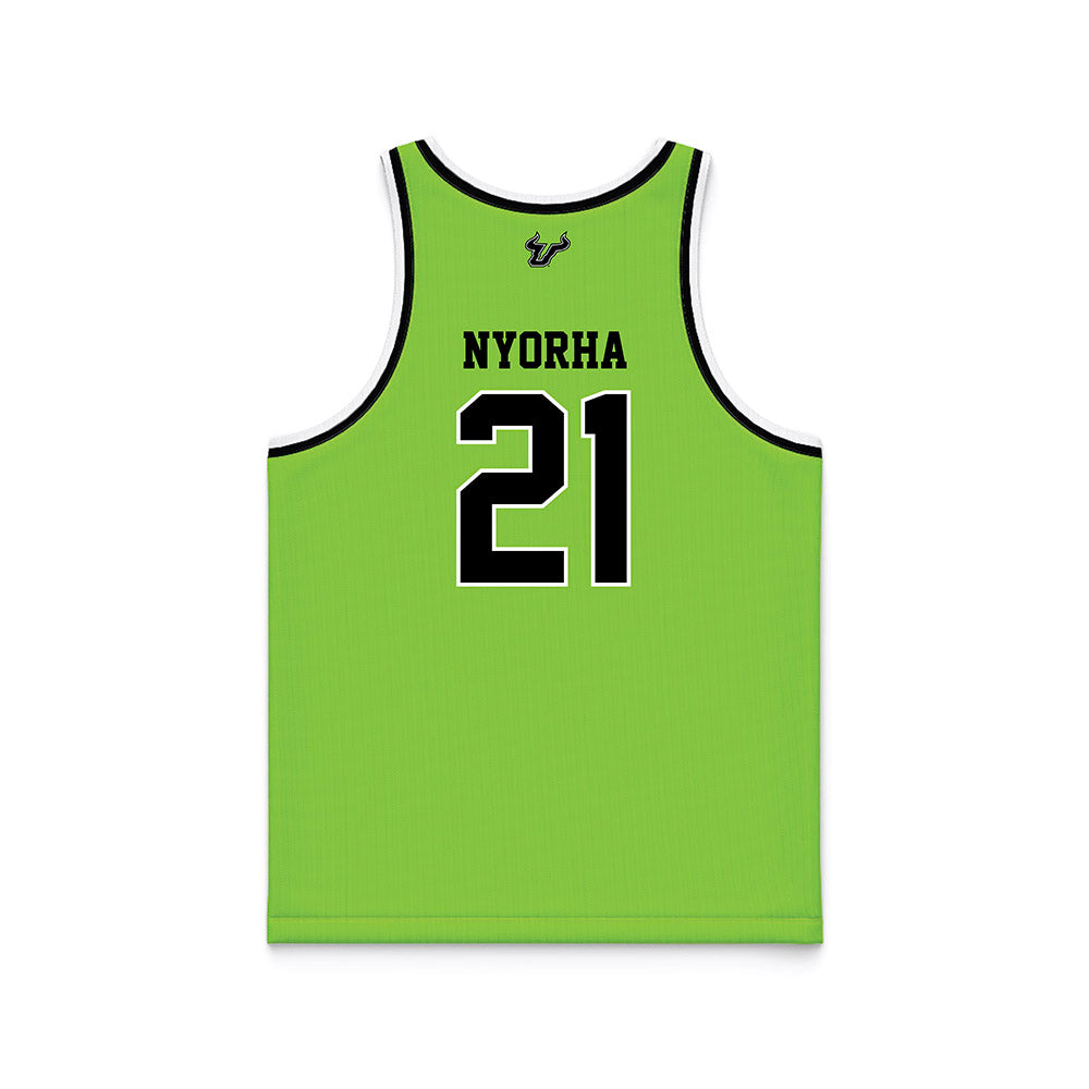 USF - NCAA Men's Basketball : Adriel Nyorha - Basketball Jersey-1