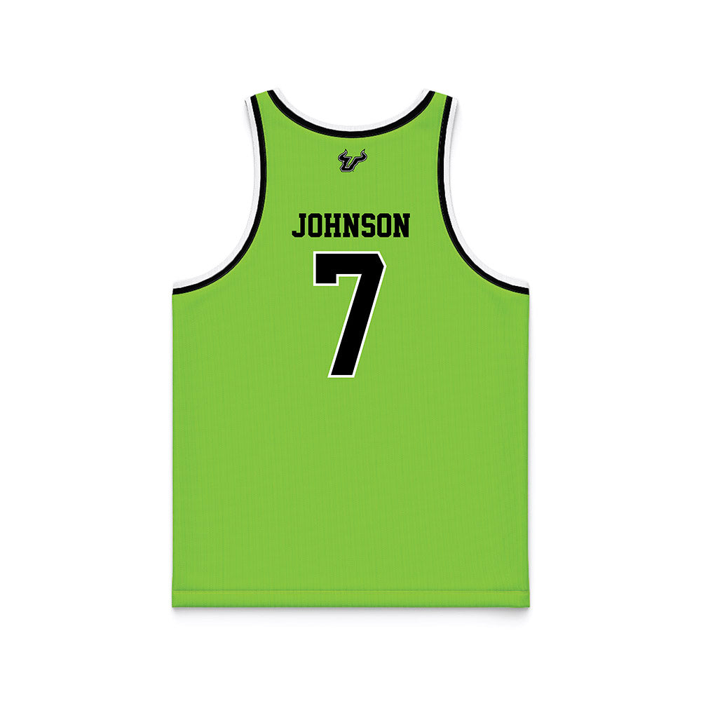 USF - NCAA Men's Basketball : Jayden Johnson - Basketball Jersey-1