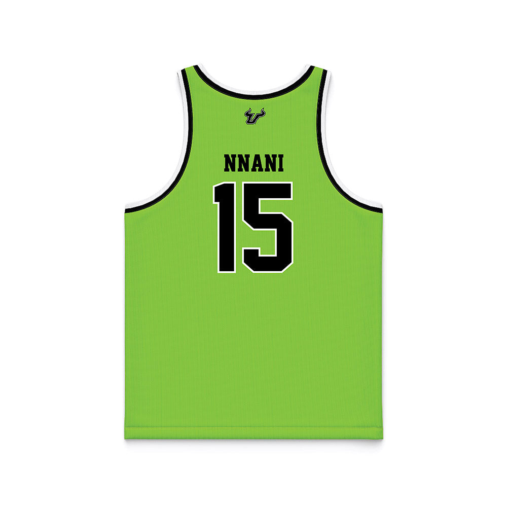 USF - NCAA Men's Basketball : Onyx Nnani - Basketball Jersey-1