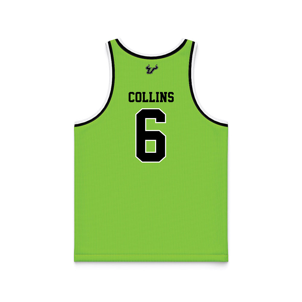 USF - NCAA Men's Basketball : Daimion Collins - Basketball Jersey-1