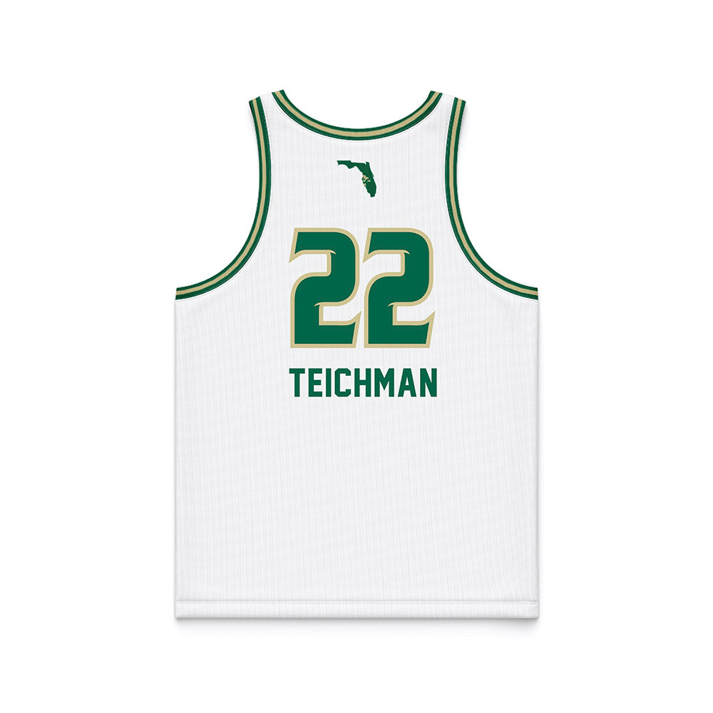 USF - NCAA Women's Basketball : Lee Teichman - Basketball Jersey-1