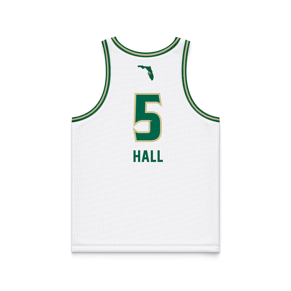 USF - NCAA Women's Basketball : Brooklyn Hall - Basketball Jersey-1