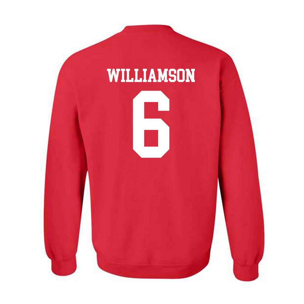 Jax State - NCAA Baseball : Ace Williamson - Classic Shersey Crewneck Sweatshirt-1