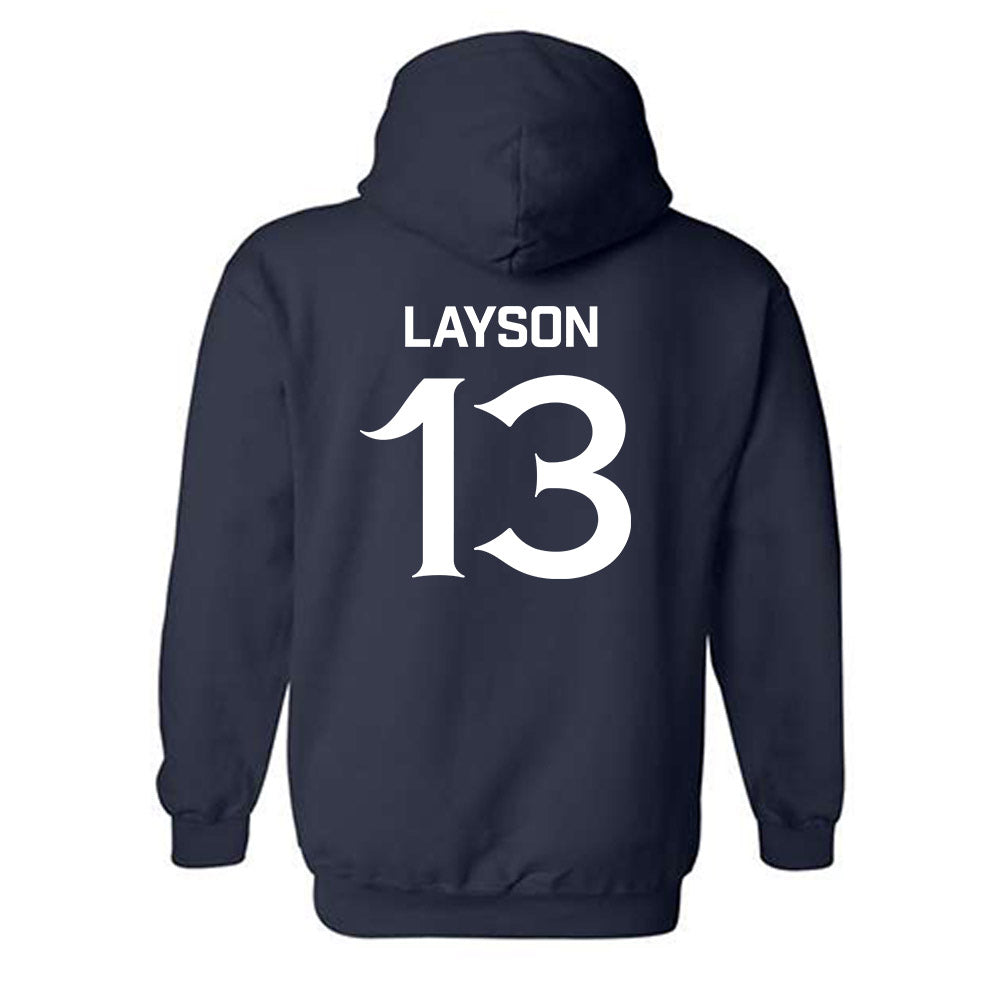 Queens - NCAA Women's Volleyball : Elizabeth Layson - Classic Shersey Hooded Sweatshirt-1