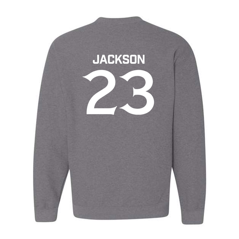 Queens - NCAA Men's Volleyball : Adamah Jackson - Classic Shersey Crewneck Sweatshirt-1