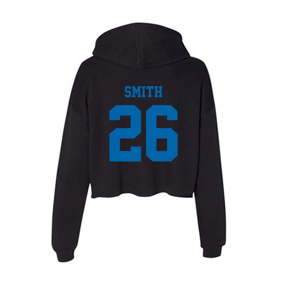 MTSU - NCAA Football : Korey Smith - Women's Crop Fleece Hooded Sweatshirt-1