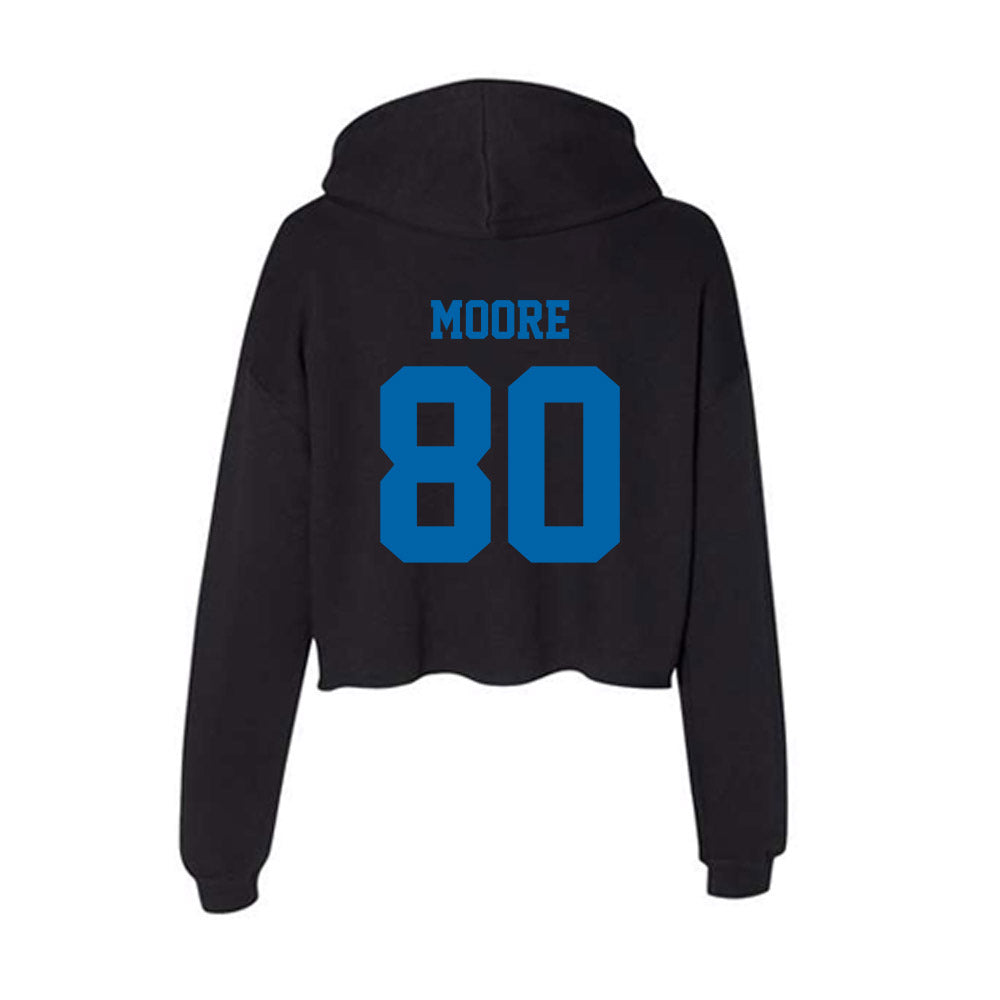 MTSU - NCAA Football : Zaidyn Moore - Women's Crop Fleece Hoodie-1