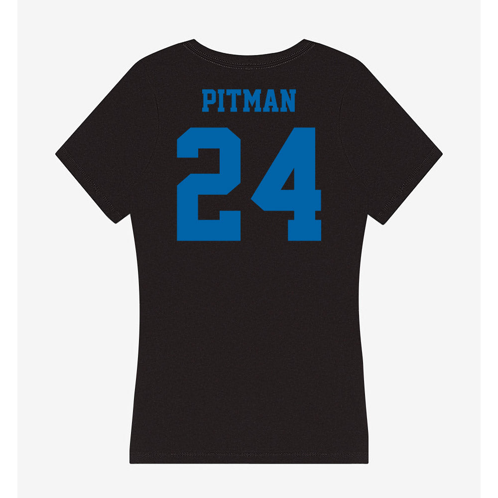 MTSU - NCAA Women's Soccer : Payton Pitman - Women's V-Neck T-Shirt-1