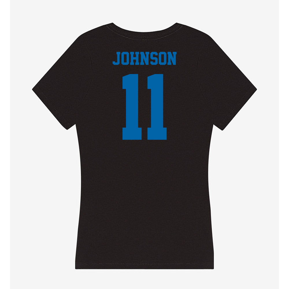 MTSU - NCAA Football : James Johnson - Women's V-Neck T-Shirt-1