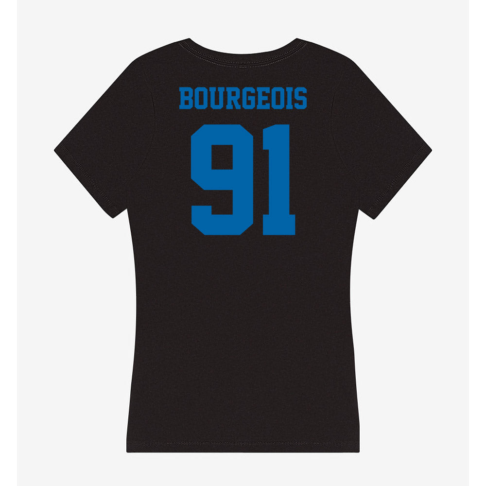 MTSU - NCAA Football : Dominic Bourgeois - Women's V-Neck T-Shirt-1