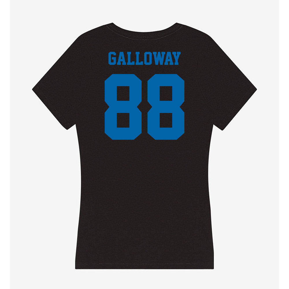 MTSU - NCAA Football : Tayvion Galloway - Women's V-Neck T-Shirt-1