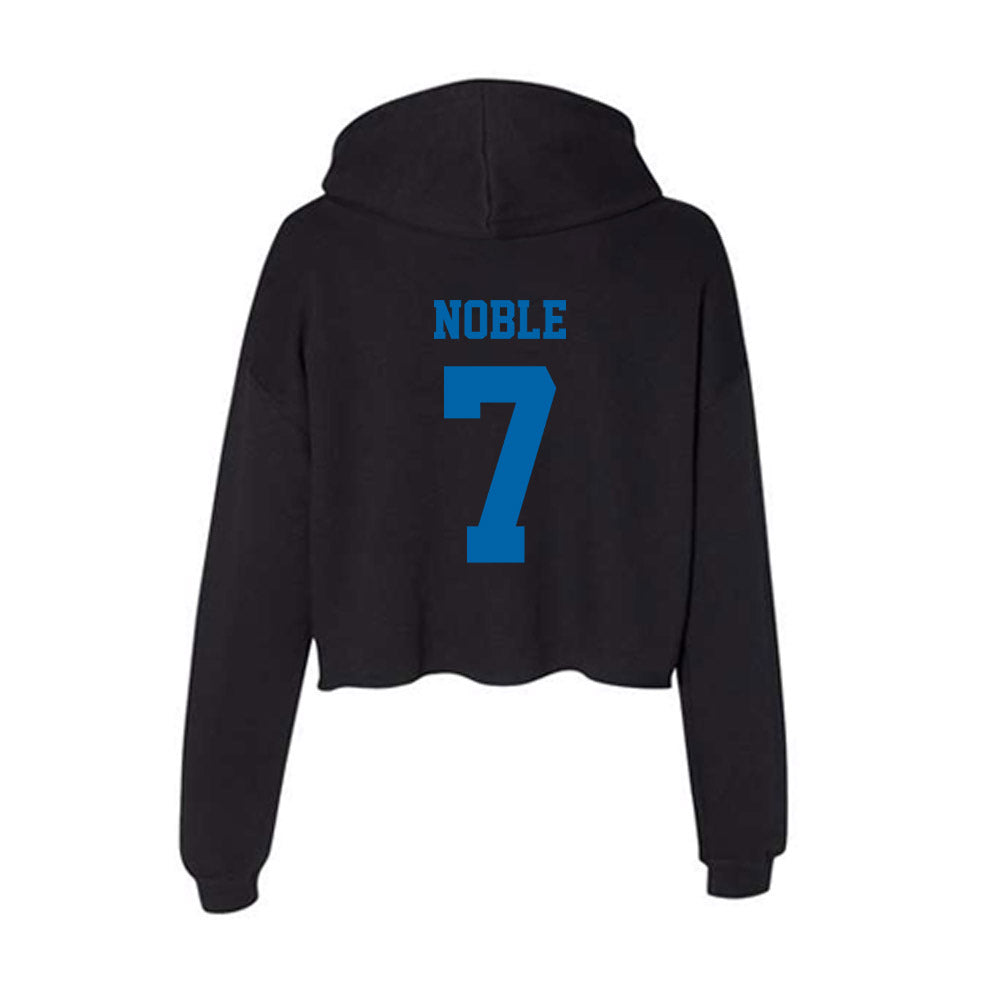 MTSU - NCAA Football : Christofer Noble - Women's Crop Fleece Hoodie-1
