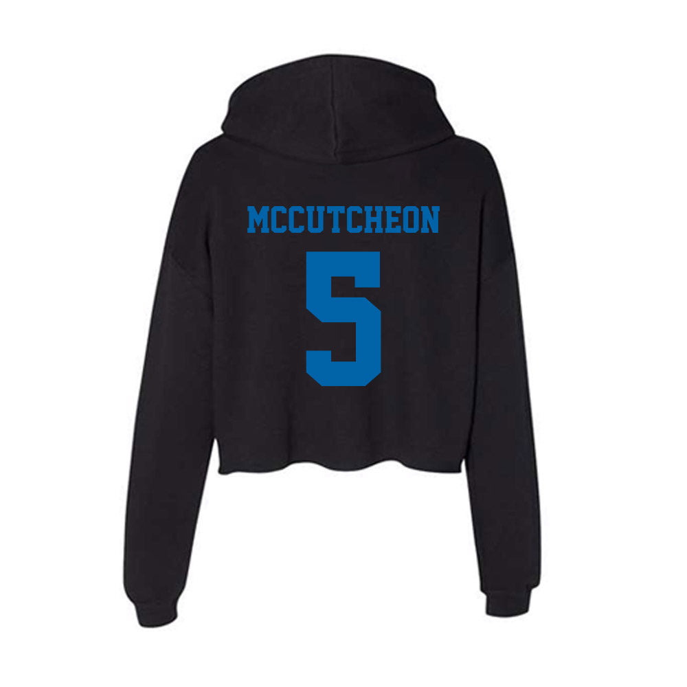 MTSU - NCAA Football : Dyson McCutcheon - Women's Crop Fleece Hooded Sweatshirt-1