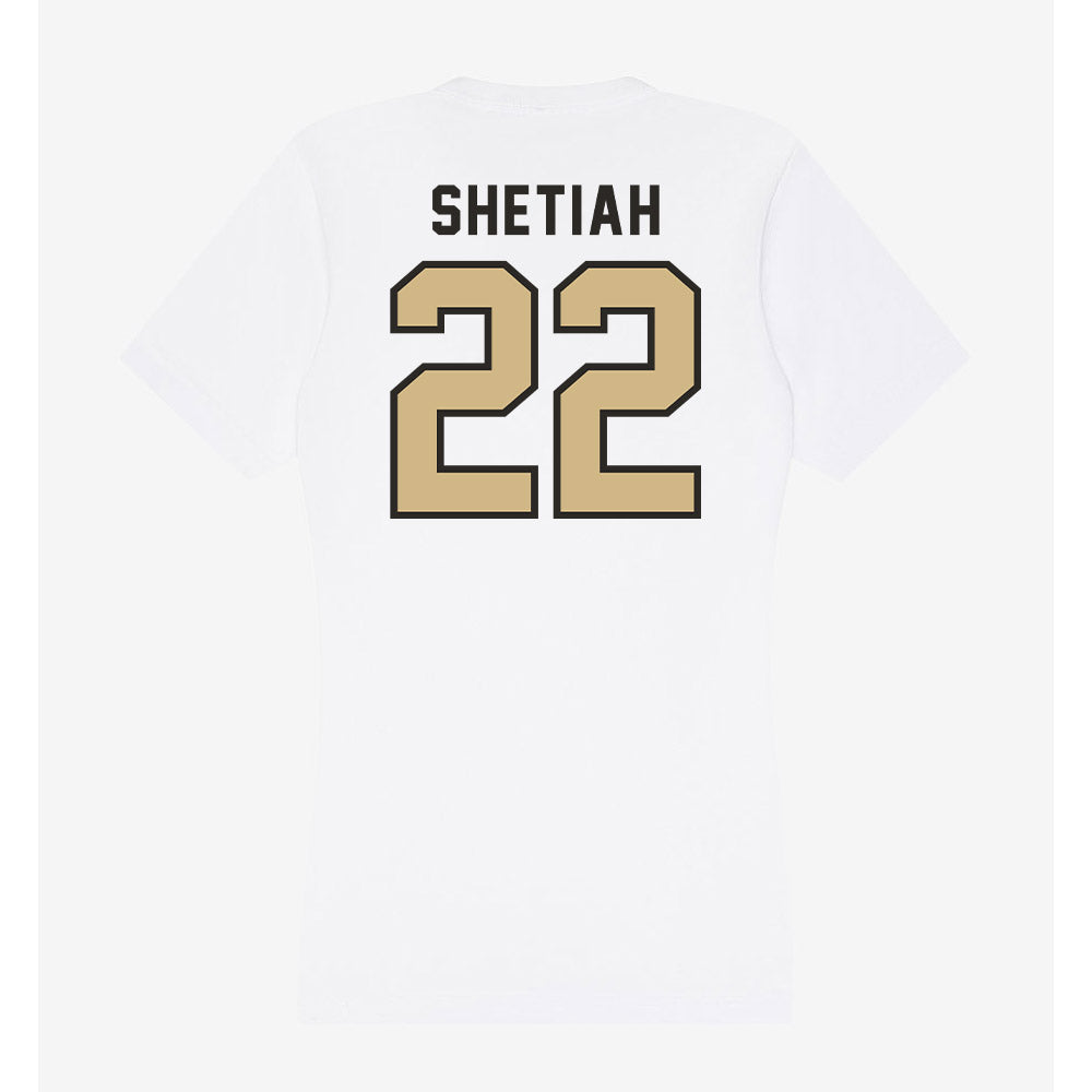 PFW - NCAA Men's Soccer : Ameer Shetiah - Women's V-Neck T-Shirt-1