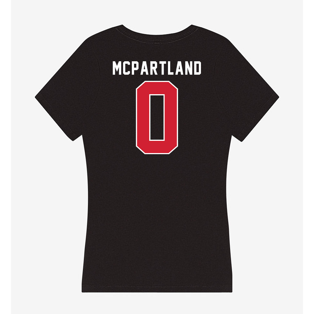 Fairfield - NCAA Men's Lacrosse : Will McPartland - Women's V-Neck T-Shirt-1