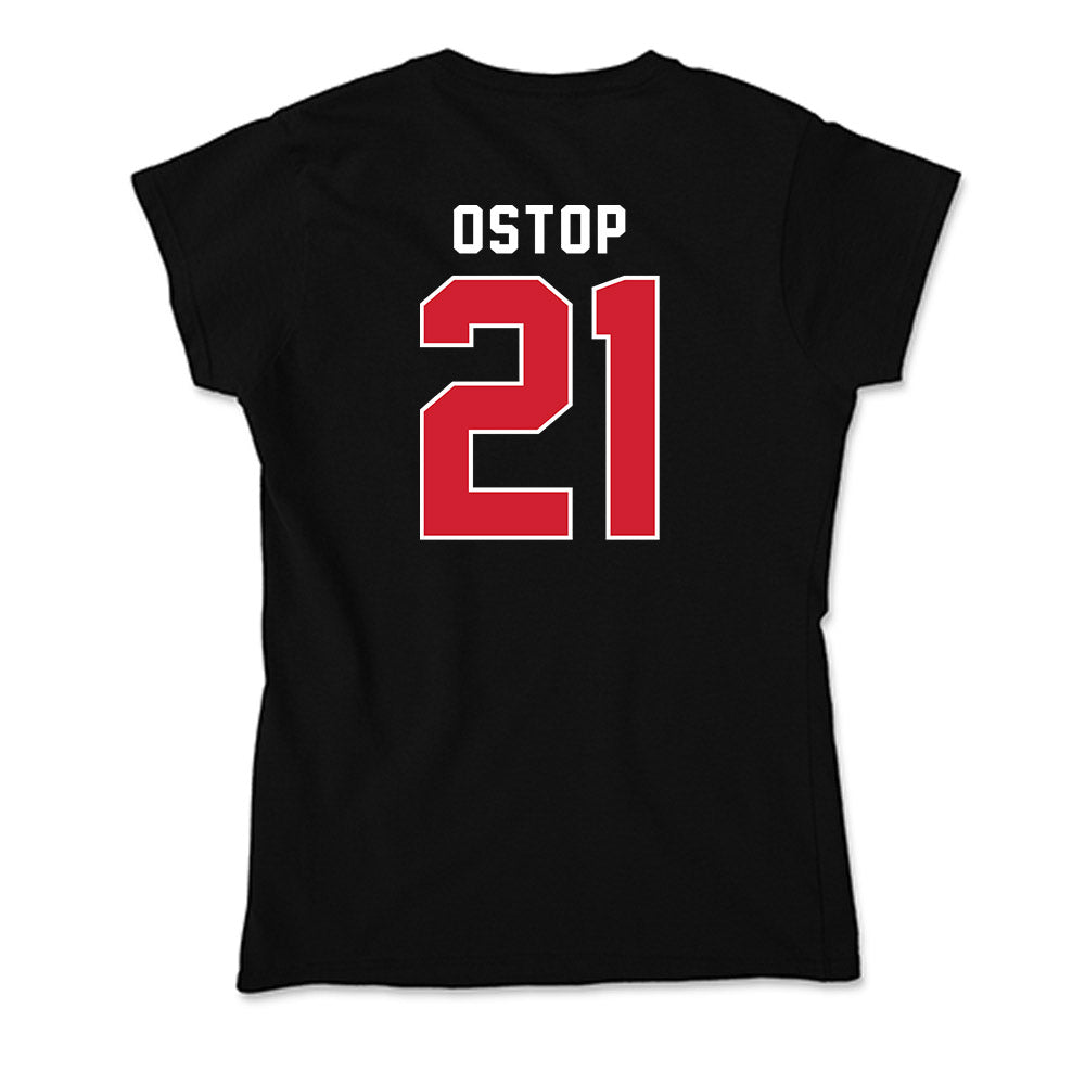 Fairfield - NCAA Men's Basketball : Tanner Ostop - Soft Style Women’s T-Shirt-1
