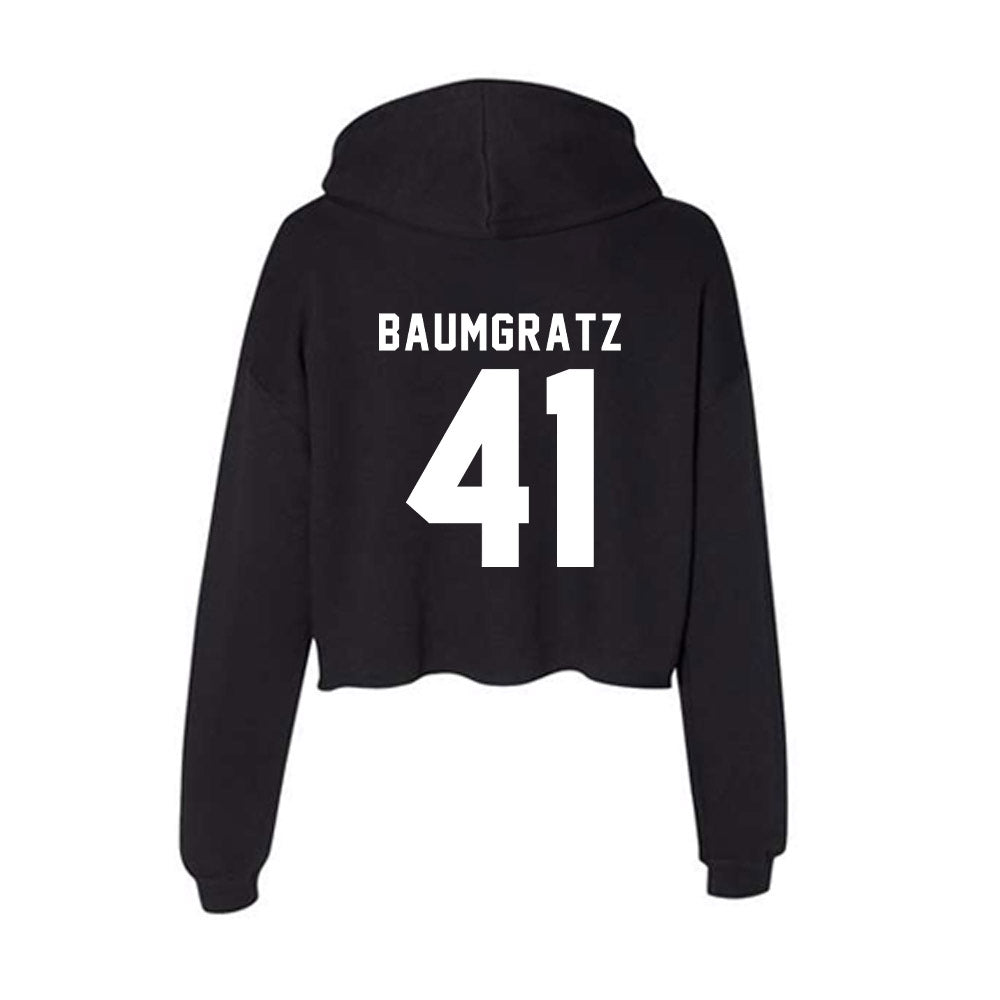 Delaware - NCAA Women's Lacrosse : Molly Baumgratz - Women's Crop Fleece Hoodie-1